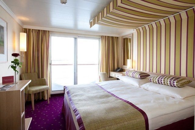 Category C and D Staterooms aboard A-ROSA ships feature French-style "Juliette" balconies. Photo courtesy of A-ROSA.