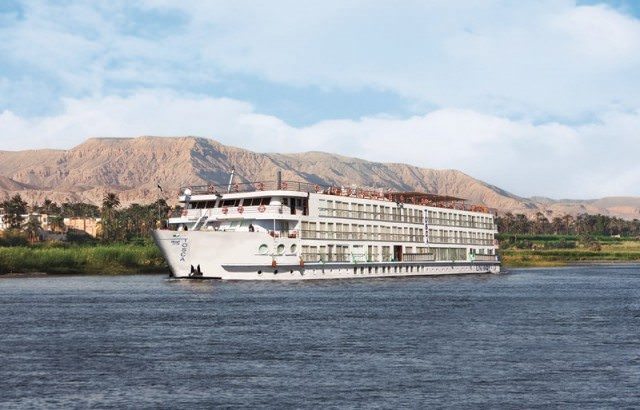 Uniworld's River Tosca explores the historical wonders of Egypt. Photo courtesy of Uniworld Boutique River Cruises. 