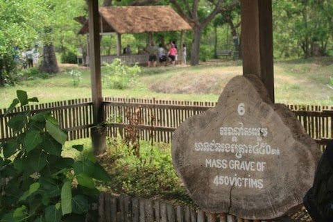 At The Killing Fields In Phnom Penh