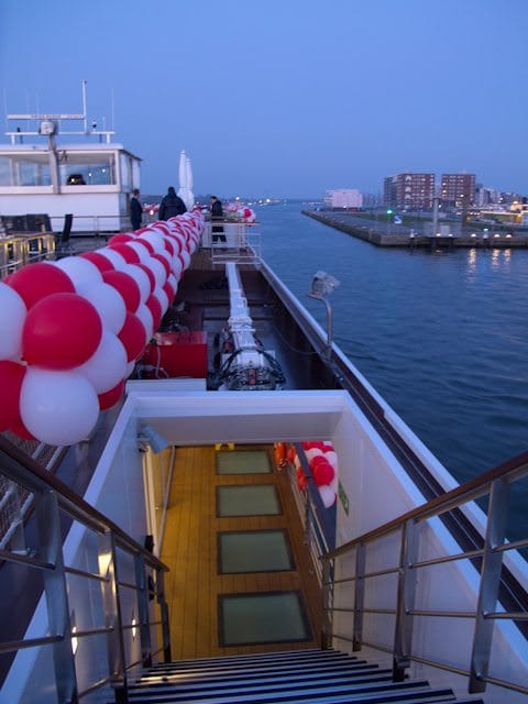 Viking Odin - Sun Deck - Amsterdam - Dusk