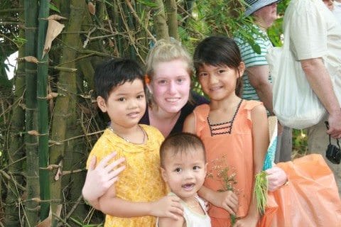 britton with kids