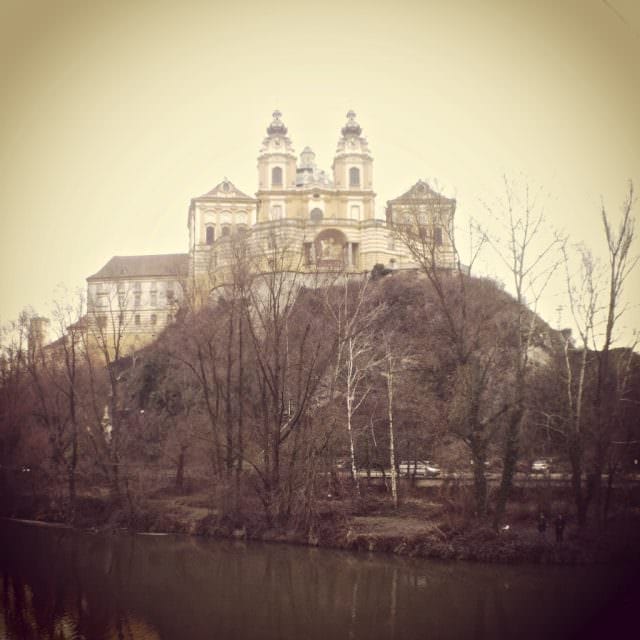 Melk Abbey in soft light