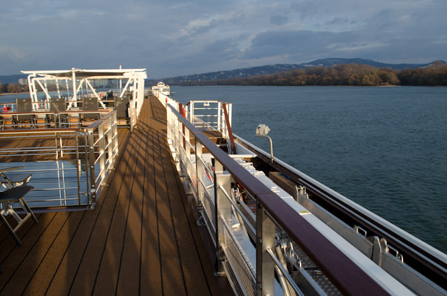 Cruising the Danube; the views are astonishing. Photo © 2012 Aaron Saunders