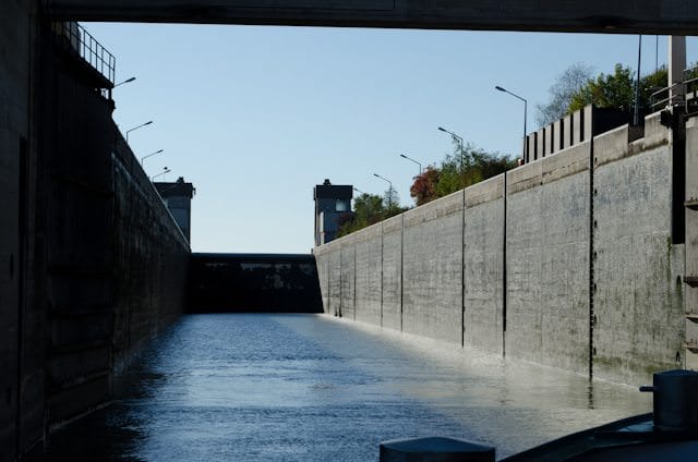 Locks are now the problem along the Danube as the cleanup from some of the worst flooding in recent memory begins. Photo © 2012 Aaron Saunders