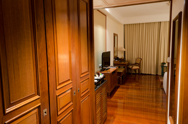 Welcome Home! At least, for a night: my room at the Sofitel Angkor in Siem Reap. Photo © 2013 Aaron Saunders