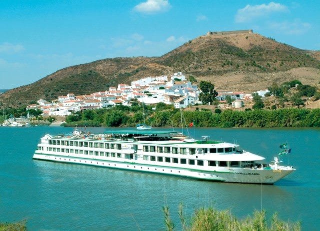 Constructed in 2005, Belle de Cadix sails through Spain for CroisiEurope. Photo courtesy of CroisiEurope.