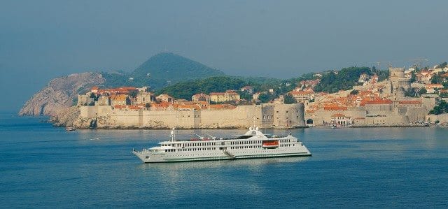 Part river cruise ship, part oceangoing vessel, CroisiEurope's Belle de l'Adriatique entered service in 2007 and can carry 200 guests. Photo courtesy of CroisiEurope.
