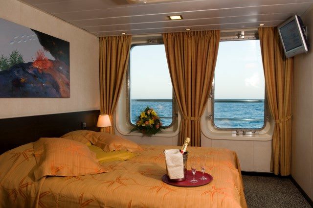 All staterooms aboard Belle de l'Adriatique offer window views. Photo courtesy of CroisiEurope. 