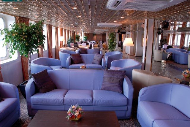 Public rooms aboard Belle de l'Adriatique are spacious, bright and airy. Photo courtesy of CroisiEurope. 