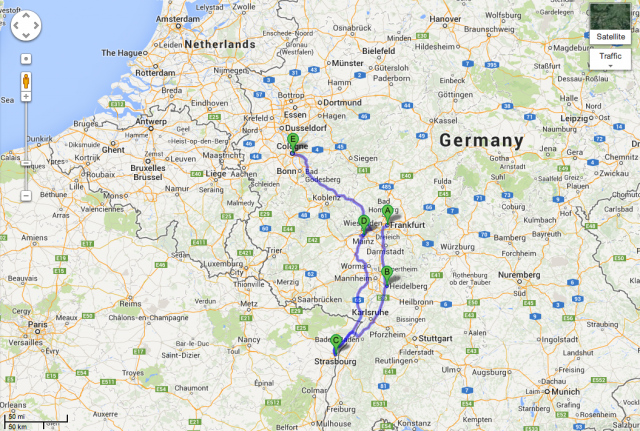 Had we been driving, we'd have covered 264 miles (425 kilometers) in about 4.5 hours. At a more leisurely pace, we've covered an equal distance in five days on A-ROSA Silva.
