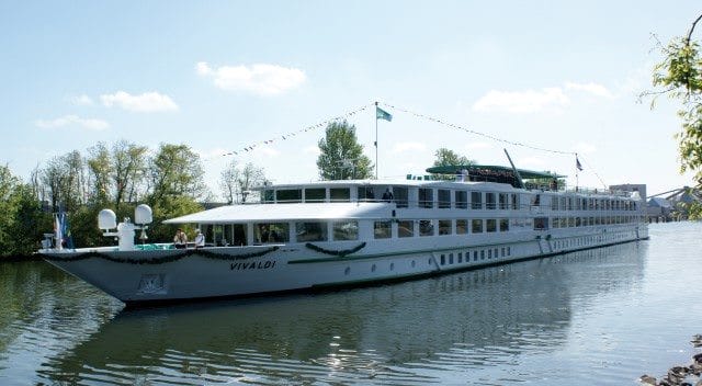 CroisiEurope's Vivaldi is a sister-ship to the company's Beethoven and L'Europe, among others. She sails the Danube and Rhine rivers. Photo courtesy of CroisiEurope.