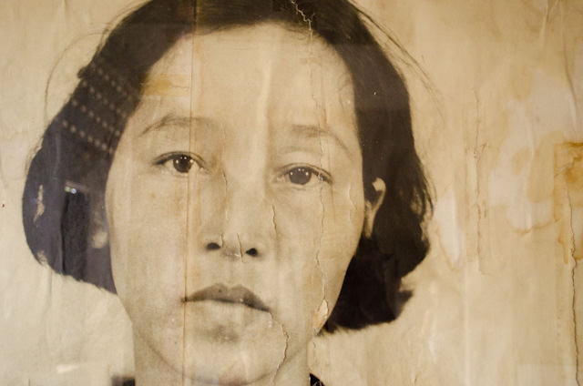 One of the victims of the Tuol Sleng S-21 Detention Center in Phnom Penh used by the Khmer Rouge. No one knows her name. Photo © 2013 Aaron Saunders