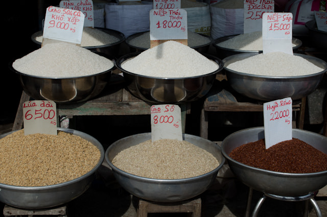 Nearly everything can be acquired at the market. Photo © 2013 Aaron Saunders