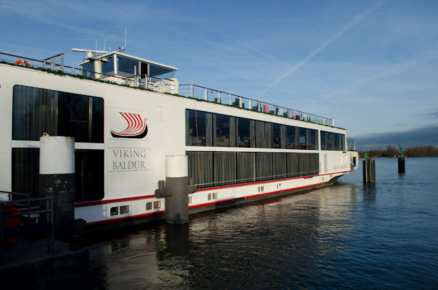 Viking Baldur moored in Kinderdijk, Netherlands on a gorgeous December day. Photo © 2013 Aaron Saunders