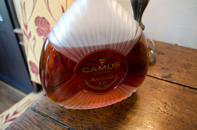 ...fine Cognacs on display everywhere. Photo © 2014 Aaron Saunders