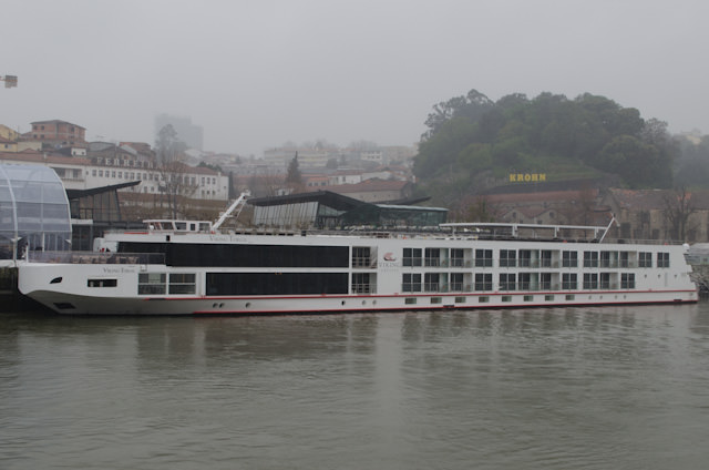 Viking Torgil, sister-ship to Viking Hemming, docked in Porto, Portugal yesterday. Photo © 2014 Aaron Saunders