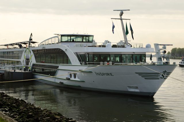 Tauck's new ms Inspire entered service in April 2014. Photo © 2014 Aaron Saunders