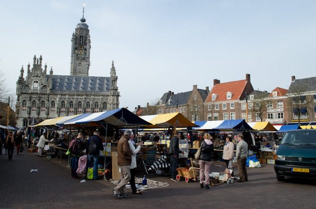 If you see something that strikes you - like this flea market in Middleburg, Netherlands - explore it. You never know what you'll find - and if you're on a tour, your QuietVox will let you wander and still stay in touch with the group. Photo © 2014 Aaron Saunders