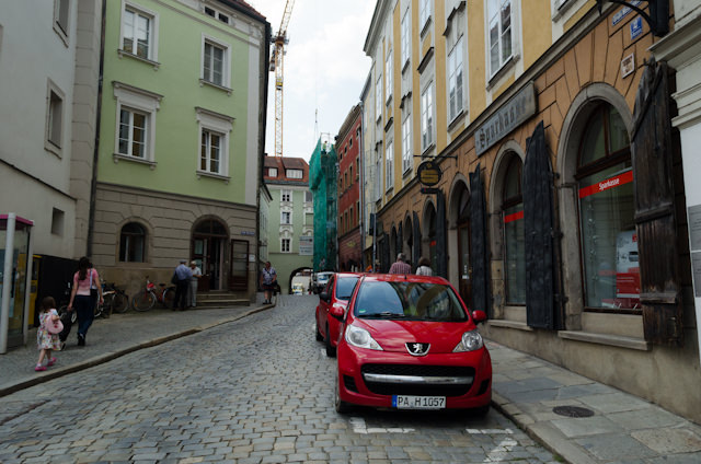 The Old and New on display in Passau. Photo © 2014 Aaron Saunders