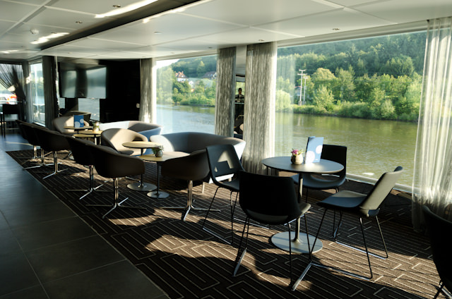 The Horizon Lounge: the place to be for scenic morning cruising. Photo © 2014 Aaron Saunders