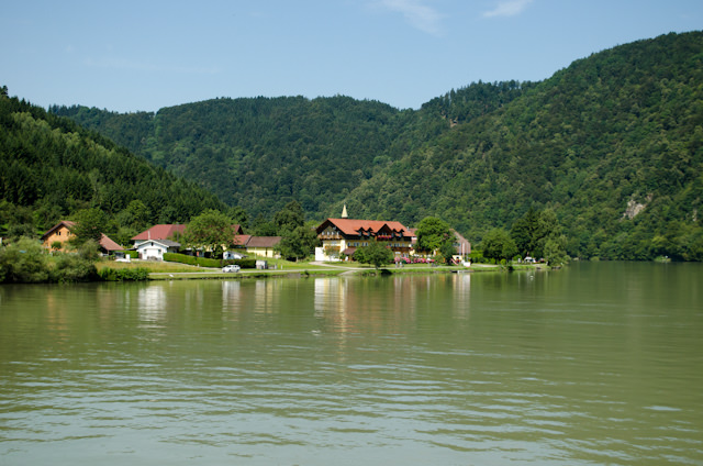 Setting sail along the Danube for a morning of scenic cruising! Photo © 2014 Aaron Saunders