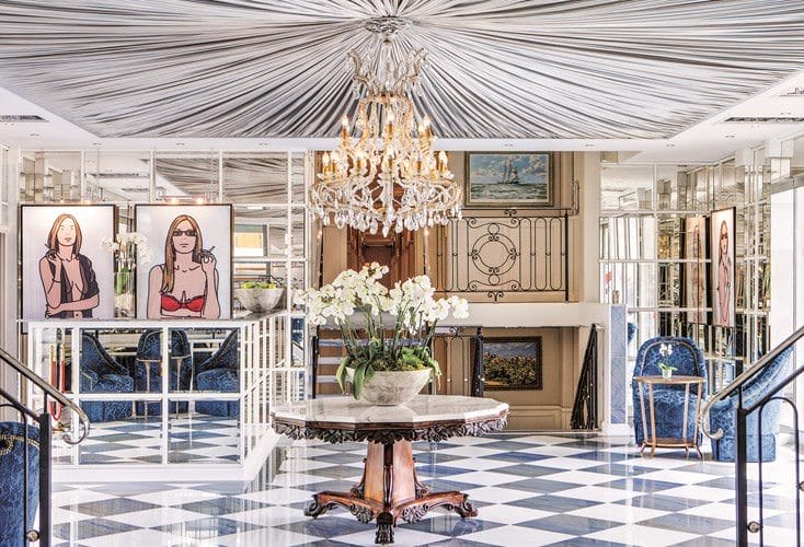 The interiors of Uniworld's ships are as distinct as the destinations they sail to. Photo courtesy of Uniworld Boutique River Cruise Collection