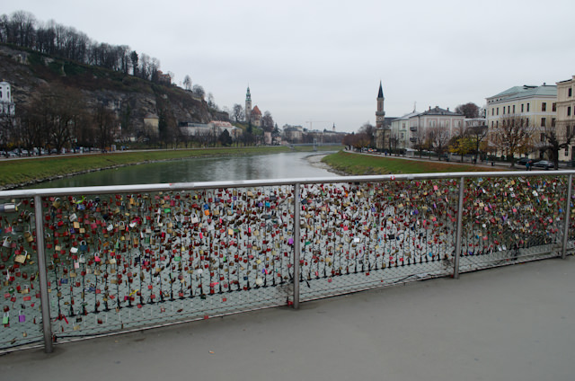 Love Locks in Salzburg. Photo © 2014 Aaron Saunders