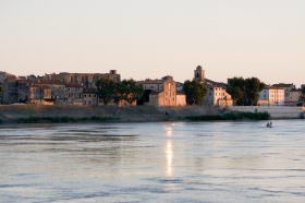 Arles at sunset. © 2013 Ralph Grizzle