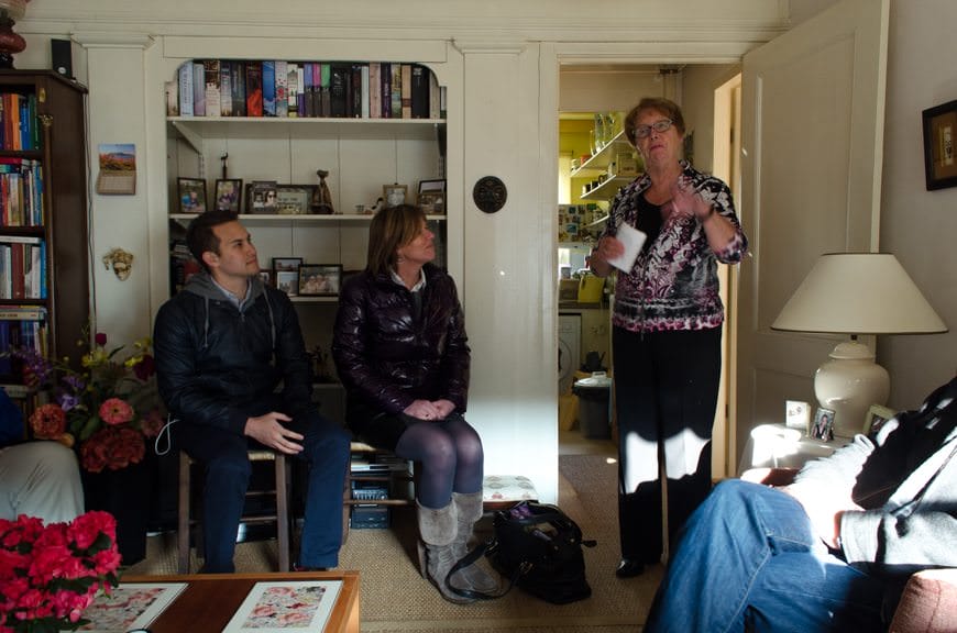Our third host: a fabulously funny woman who's deadpan sensibilities would confound us all. Photo © 2015 Aaron Saunders