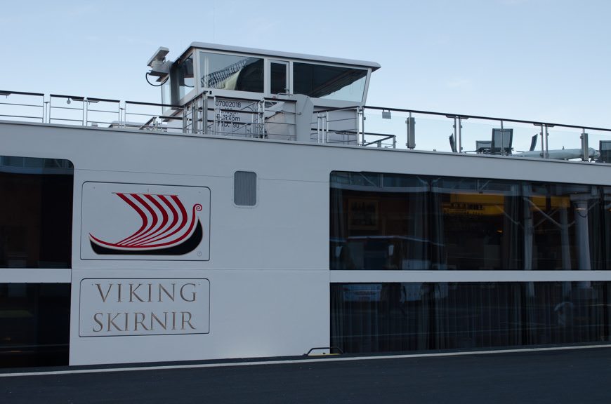 Welcome Aboard Viking Skirnir in Amsterdam, Netherlands! Photo © 2015 Aaron Saunders