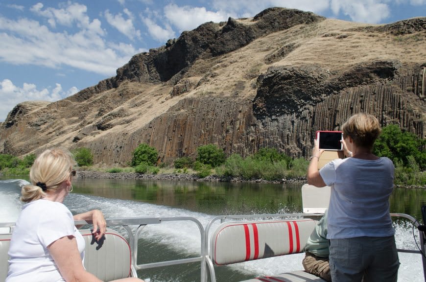 The changes in landscape became more pronounced the deeper we went into the canyon. Photo © 2015 Aaron Saunders