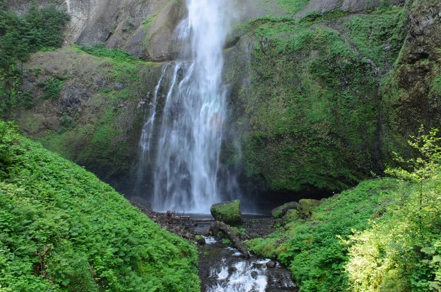 Multnomah Falls - just one of many spectacular sights we encountered today. Photo © 2015 Aaron Saunders