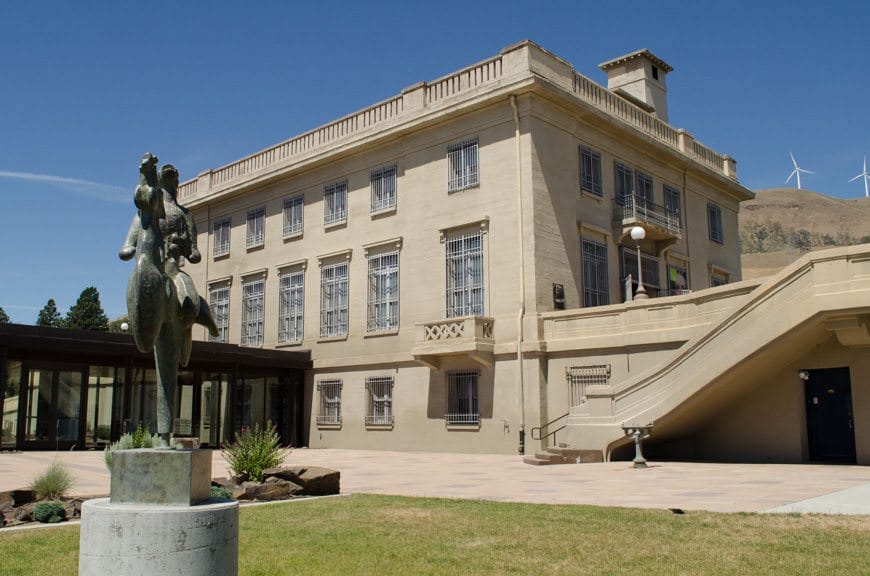 The Maryhill Museum is situated just off the Lewis & Clark Highway in Washington state. Photo © 2015 Aaron Saunders