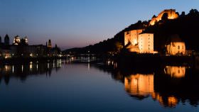 Passau at night