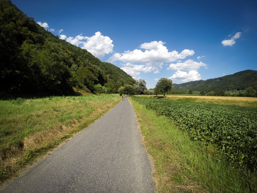 Cycling through Wachau Valley. © 2015 Ralph Grizzle