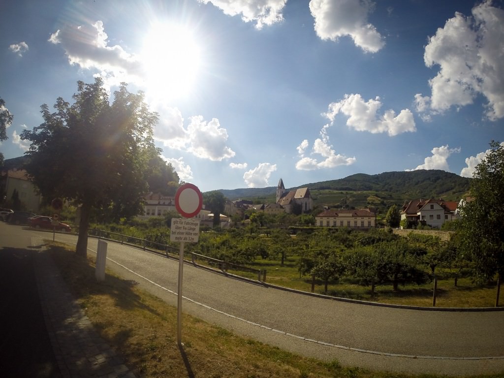 Cycling through Wachau Valley. © 2015 Ralph Grizzle