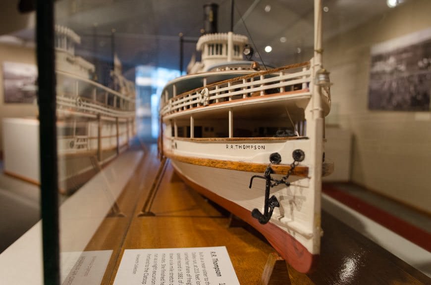 Do you like models of classic ships? Sure you do - and there's plenty here to admire! Photo © 2015 Aaron Saunders