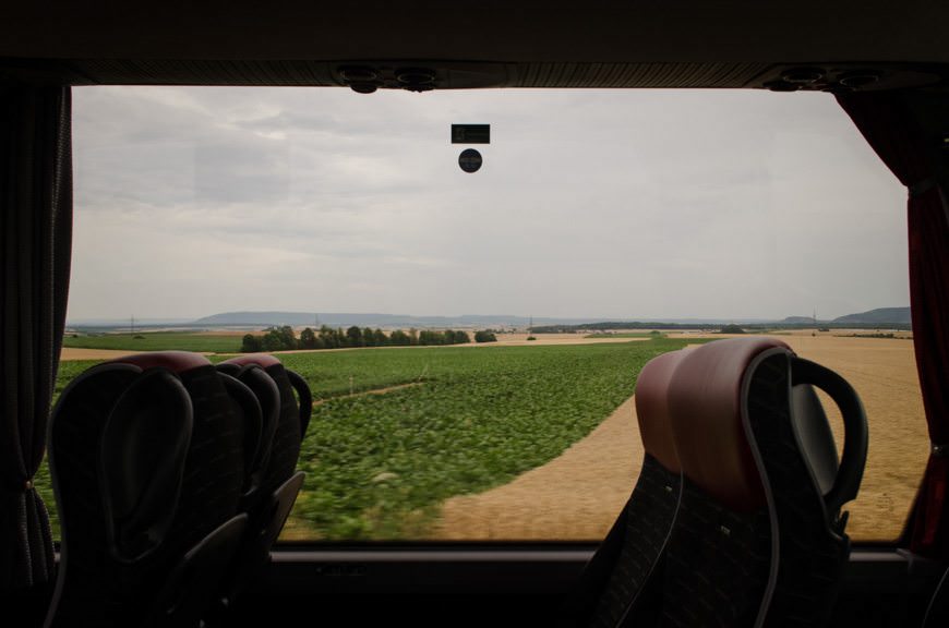 ...and zipping along the Franconian countryside to Rothenburg ob der Tauer. Photo ©  2015 Aaron Saunders