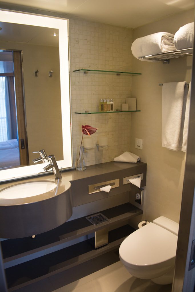 Suite Bathrooms: larger-then-average. Photo © 2015 Aaron Saunders