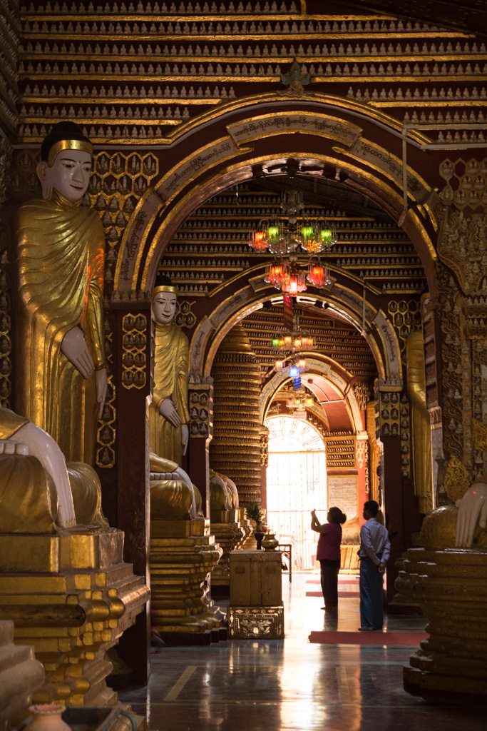 You can even add your own mark on the Paya by purchasing your very own Buddha to place in the temple. Photo © 2015 Aaron Saunders