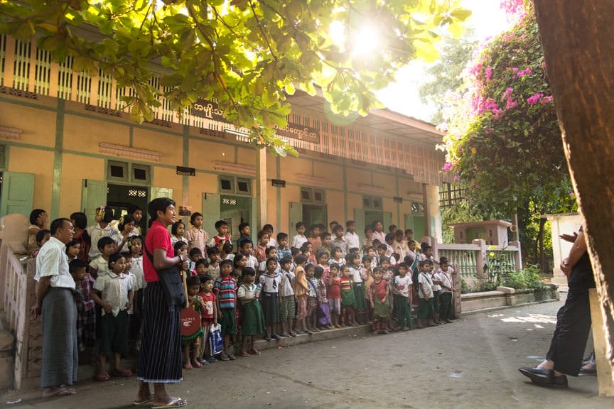 Today, we experienced the true magic of Myanmar with Viking River Cruises: the people. Photo © 2015 Aaron Saunders