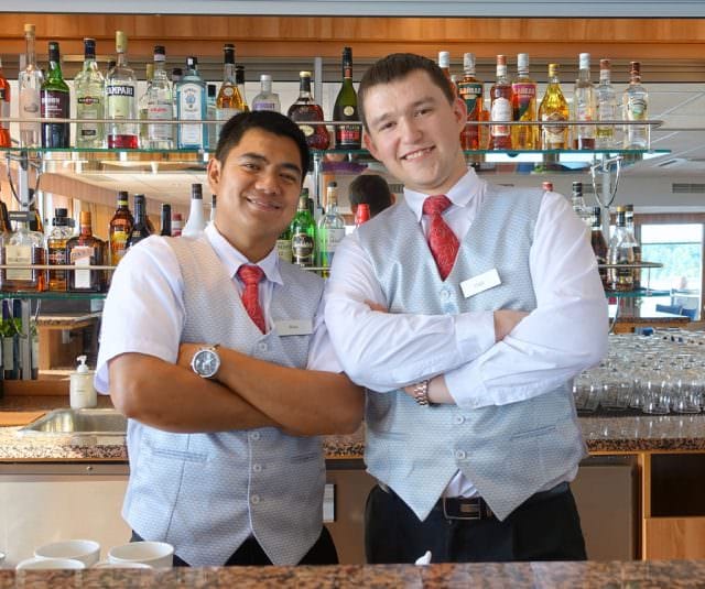 Bartenders Alex and Vlad strike a pose - © K.D. Leperi