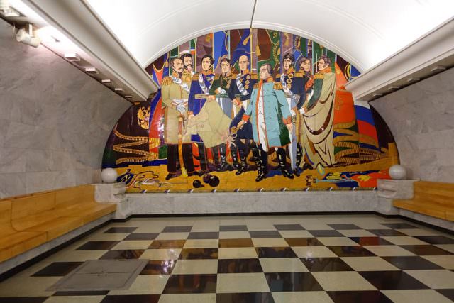 Art in Moscow's subways - © K.D. Leperi