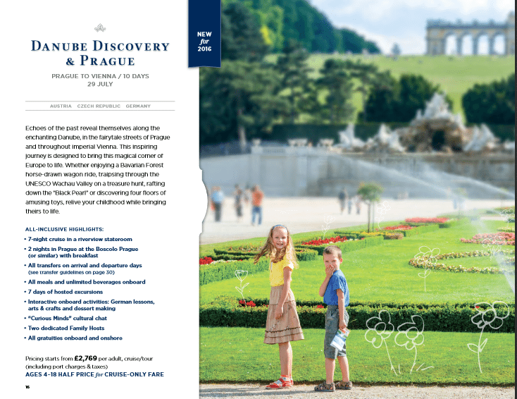 Uniworld family river cruises 2016