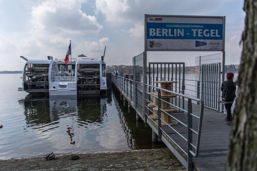 Two stern-mounted paddlewheels allow Elbe Princesse to sail into the heart of both Berlin and Prague. Photo © 2016 Aaron Saunders