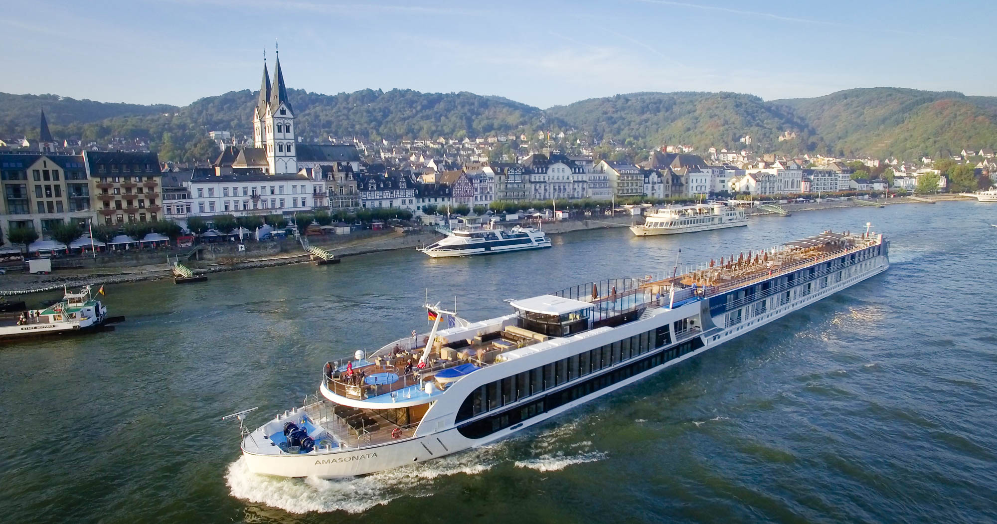 riverboat cruise on the rhine