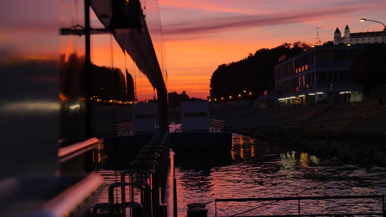 Bratislavan sunset. © 2016 Ralph Grizzle